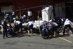 Роберт Кубіца, Williams FW41, піт-стоп