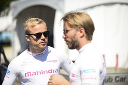 Felix Rosenqvist, Mahindra Racing, en Nick Heidfeld, Mahindra Racing