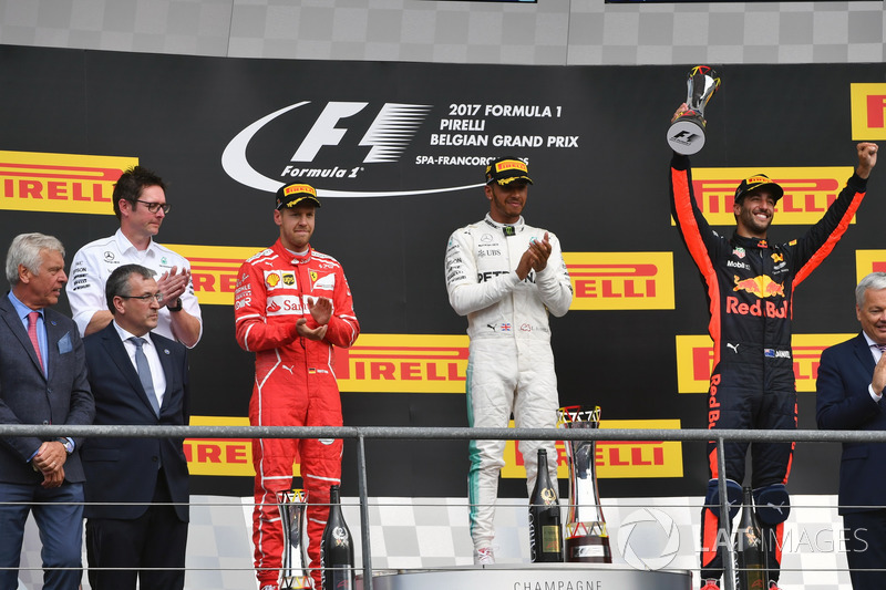 2017 war Lewis Hamilton (Mercedes) in Spa nicht zu schlagen.