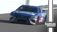 Bubba Wallace holds off Denny Hamlin to win at Kansas