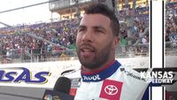 Bubba Wallace reacts to second career win