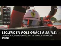 Charles Leclerc en pole en partie grâce à Carlos Sainz