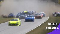 Contact between Gragson, Karam triggers 13-car crash at Road America