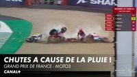 De nombreuses chutes avec l'arrivée de la pluie