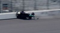 Indy 500: Dalton Kellett crashes during practice