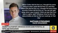 IndyCar: Kirkwood shows same potential as Herta, Newgarden