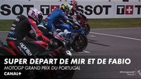 Le départ du Grand Prix du Portugal