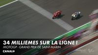 Le dernier tour au coude-à-coude entre Bagnaia et Bastianini