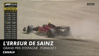 L'erreur de Carlos Sainz qui part en tête-à-queue