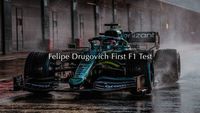 Les premiers tours au volant d'une F1 de Drugovich