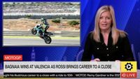 MotoGP: Bagnaia wins as Rossi brings career to a close
