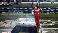 Recap: Kyle Busch hangs on, Harvick and Hamlin survive trouble