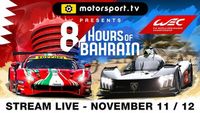 Watch the 8 Hours of Bahrain Live on Motorsport.tv