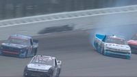 Ross Chastain makes massive save after contact with Carson Hocevar