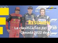 ¡OLÉ! Resumen de la clasificación de F1 2022 en Canadá; Alonso 2º, tras Verstappen