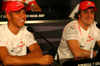 McLaren teammates play down tensions McLaren teammates play down tensions