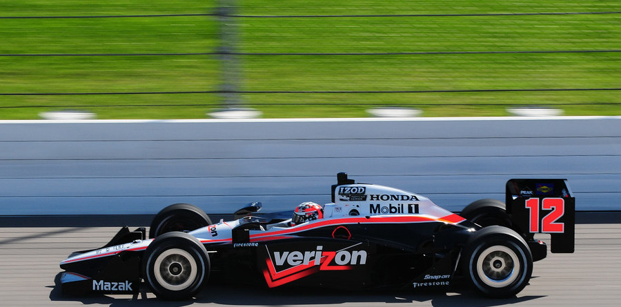 Power's Iowa pole extends Penske record Power's Iowa pole extends Penske record
