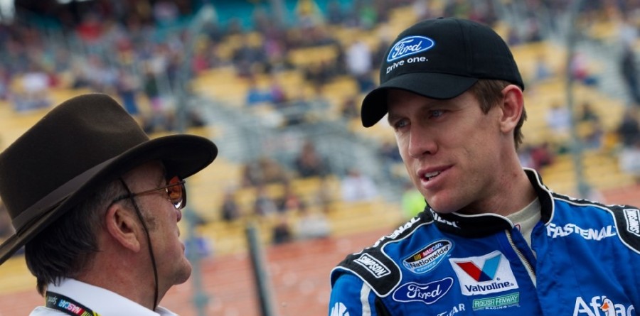 Edwards notches pole for Nationwide 300 in Las Vegas Edwards notches pole for Nationwide 300 in Las Vegas