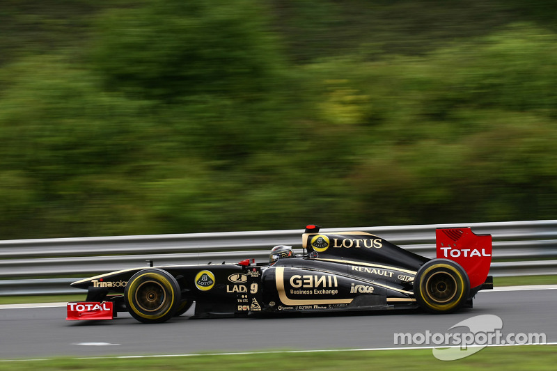 Lotus Renault Hungarian GP Friday Practice Report