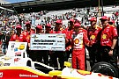Castroneves and Penske crew celebrate Pit Stop Challenge win Castroneves and Penske crew celebrate Pit Stop Challenge win