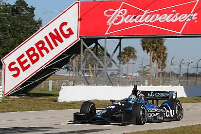 Rahal completed his first day of testing in 2014 at Sebring Raceway