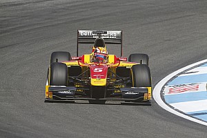 Stefano drives brilliantly to win the Hockenheim Sprint Race in very difficult conditions