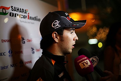 Checo, frustrado, pero con mucha confianza