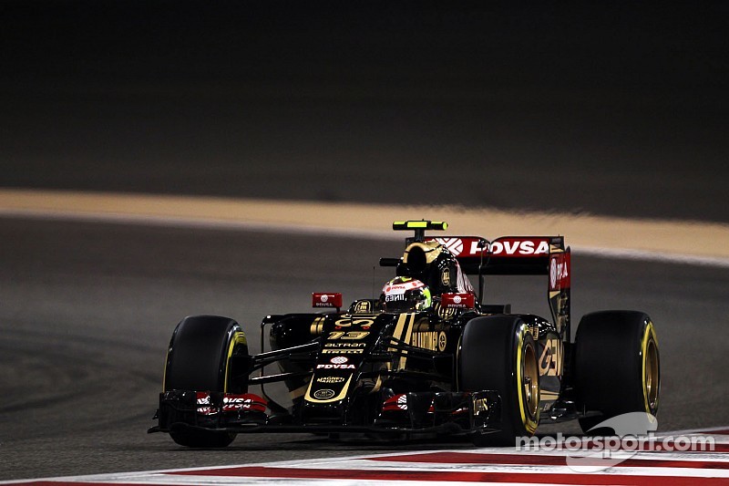 Maldonado a eu un problème technique en qualifications