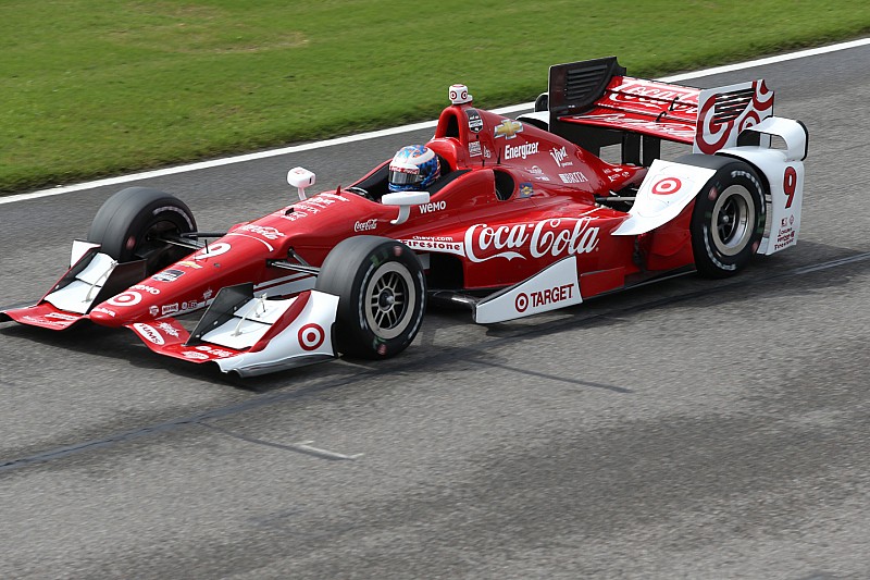 Scott Dixon le plus rapide du warm-up à Barber
