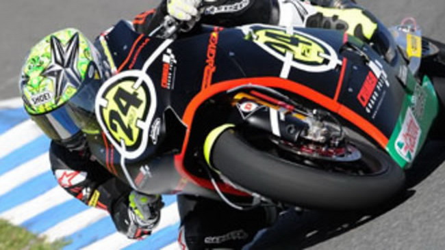 Moto2 2010, Jerez: miglior tempo di Corti nei test