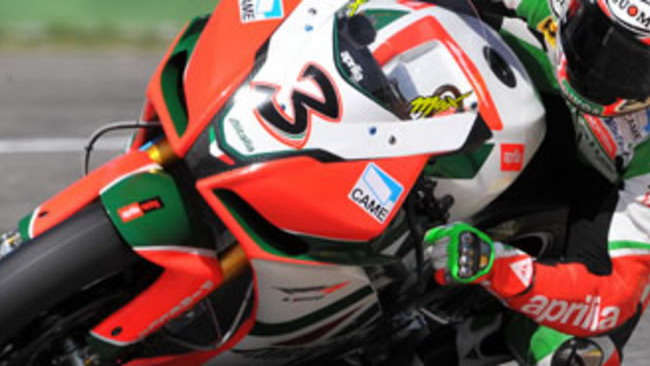 WSBK 2010, Valencia, Aprilia: si può dare di più