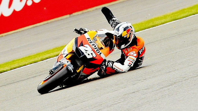 Solo qualche contusione per Pedrosa