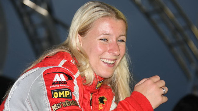 Test con la Conquest per Pippa Mann