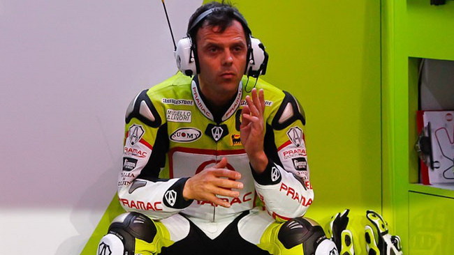 Capirossi operato al braccio destro