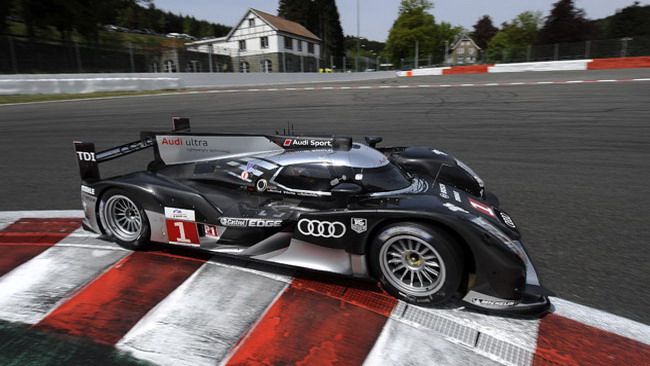 Tripletta Audi sulla griglia di partenza di Spa