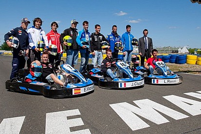 Sfida sui kart a Le Mans per i piloti del Motomondiale