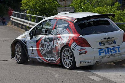 Manuel De Micheli al via del Rally di Madeira