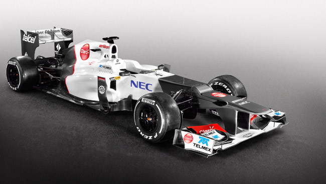 La Sauber C31 con lo scalino tipo Ferrari