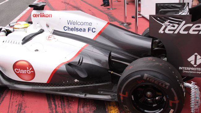 La Sauber ha montato un F-duct posticcio sulla C31!