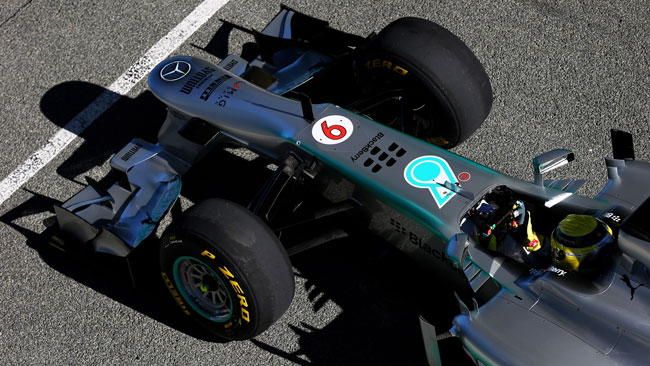 Rosberg soddisfatto dei primi giri con la W04