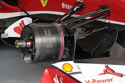 La Ferrari ha richiuso i cestelli dei freni sulla F138