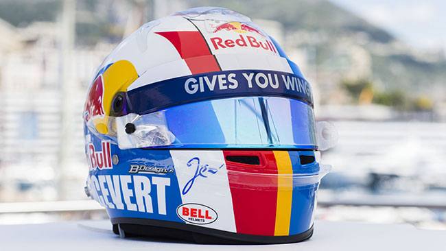 Vergne corre a Monaco con la livrea di Cevert