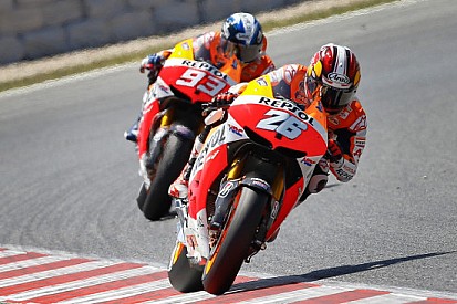 La gomma non ha permesso a Pedrosa di spingere