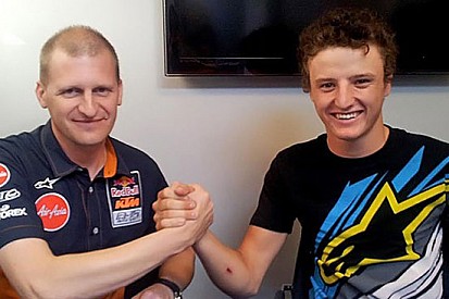 Jack Miller nella squadra ufficiale KTM nel 2014