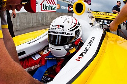 Mikael Grenier con la KV ai test di Sebring