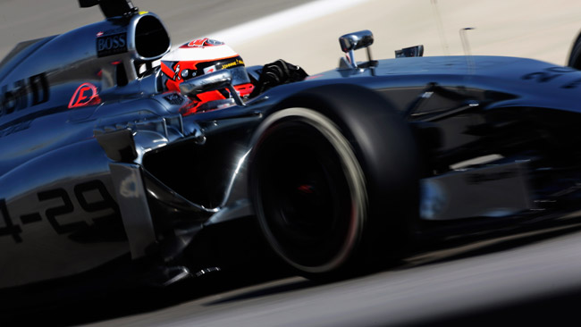 La McLaren inizia l'ultimo test con Magnussen