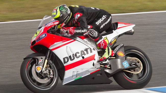 Il maltempo condiziona i test della Ducati a Jerez