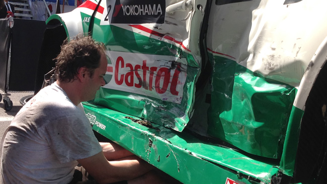 Ecco come si è conciata la Honda di Tarquini