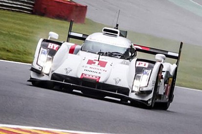 Spa, Libere 1: sul bagnato svetta l'Audi numero 1
