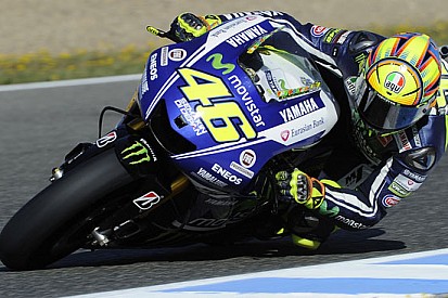 Oggi Valentino ha provato un nuovo telaio della M1